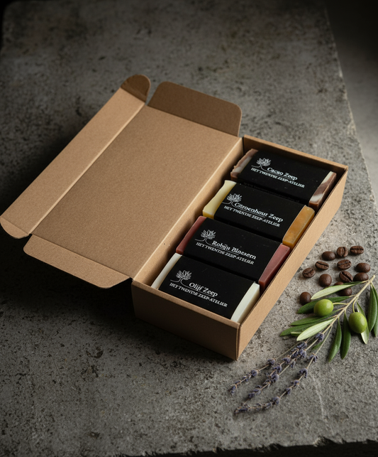 Vegan Zeeppakket - 4 Handgemaakte Zepen